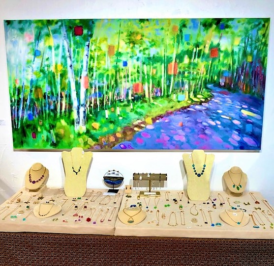 One-of-a-Kind Artist Designed Jewelry- and Paintings